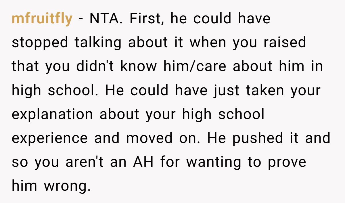 Woman Proves Boyfriend Wrong After He Insists “Nerds” Always Cared About Popular Kids In High School Generated by Aubtu.biz