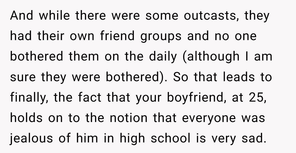 Woman Proves Boyfriend Wrong After He Insists “Nerds” Always Cared About Popular Kids In High School Generated by Aubtu.biz