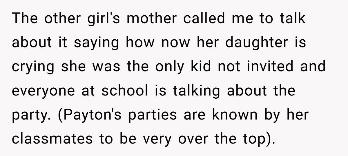 Mother Refuses To Invite Daughter’s Unkind Classmate To Party, Faces Accusations Of Acting The Same Way Generated by Aubtu.biz