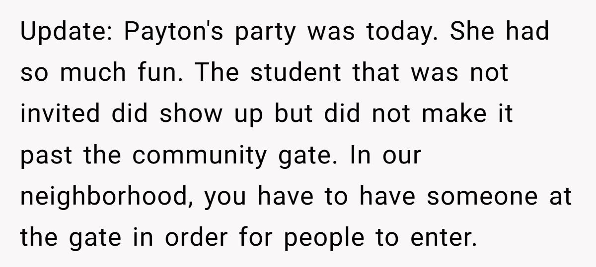 Mother Refuses To Invite Daughter’s Unkind Classmate To Party, Faces Accusations Of Acting The Same Way Generated by Aubtu.biz