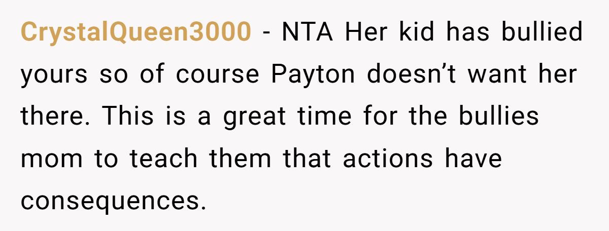 Mother Refuses To Invite Daughter’s Unkind Classmate To Party, Faces Accusations Of Acting The Same Way Generated by Aubtu.biz