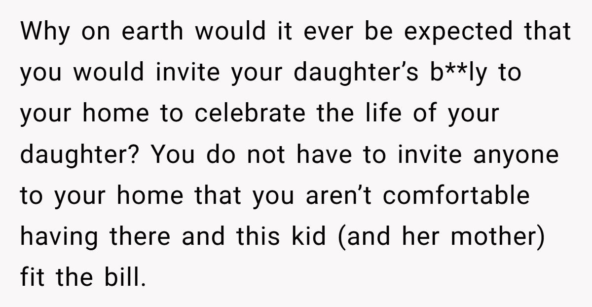Mother Refuses To Invite Daughter’s Unkind Classmate To Party, Faces Accusations Of Acting The Same Way Generated by Aubtu.biz