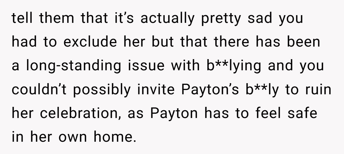 Mother Refuses To Invite Daughter’s Unkind Classmate To Party, Faces Accusations Of Acting The Same Way Generated by Aubtu.biz