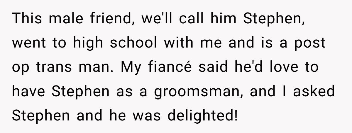 Parents Threaten To Not Attend Daughter’s Wedding Unless She Drops Trans Friend—She Says No Generated by Aubtu.biz