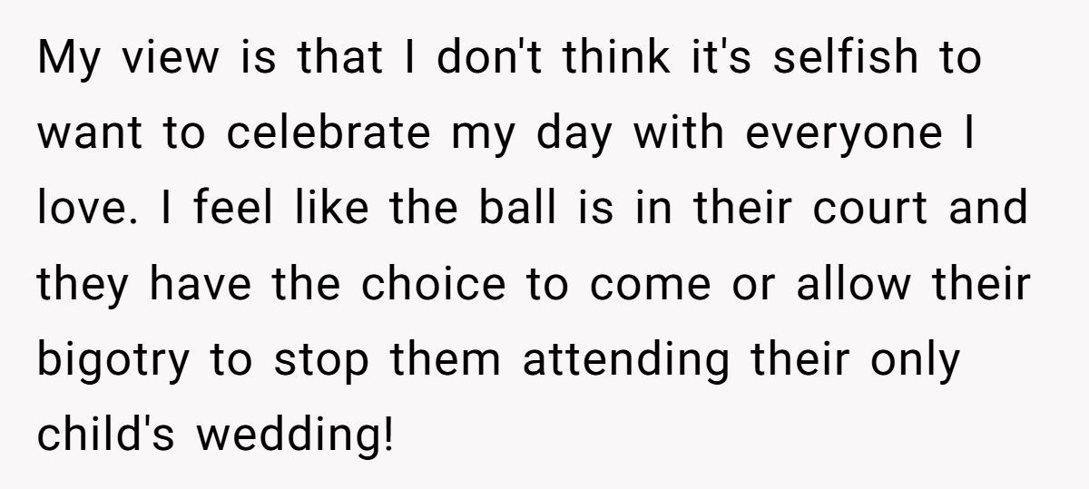 Parents Threaten To Not Attend Daughter’s Wedding Unless She Drops Trans Friend—She Says No Generated by Aubtu.biz