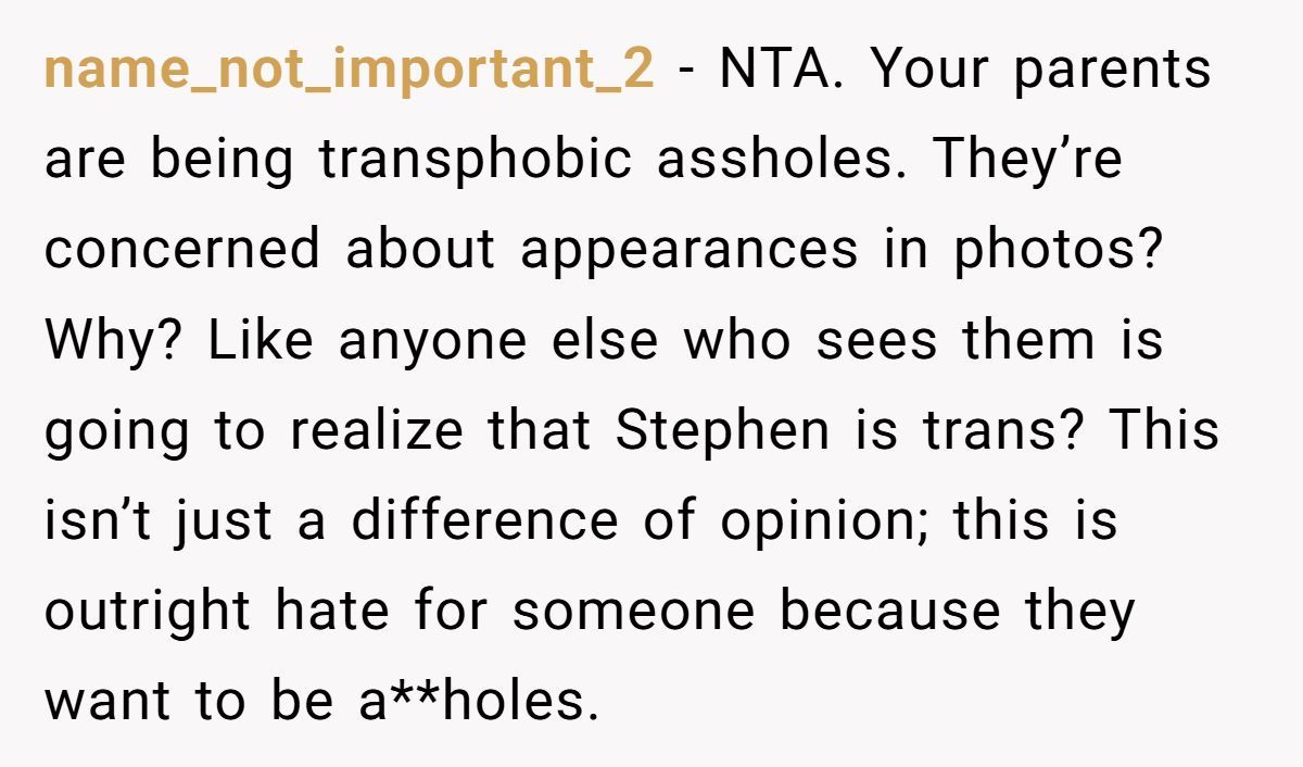 Parents Threaten To Not Attend Daughter’s Wedding Unless She Drops Trans Friend—She Says No Generated by Aubtu.biz