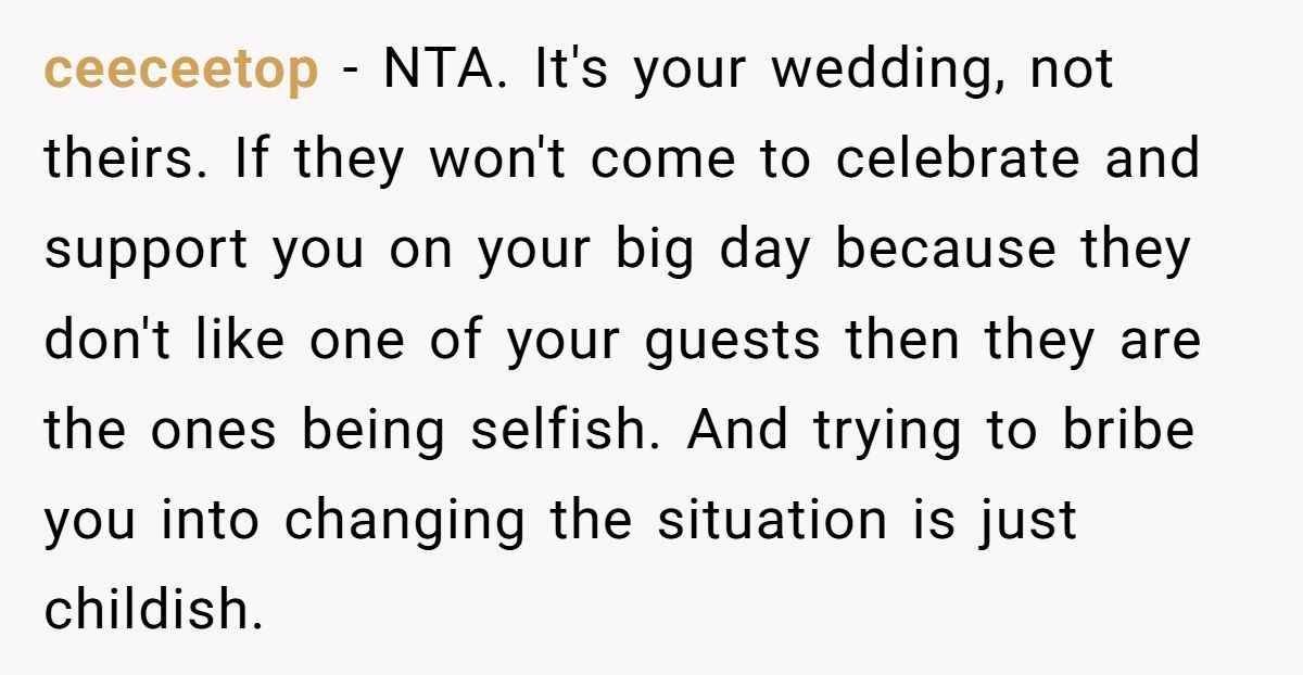 Parents Threaten To Not Attend Daughter’s Wedding Unless She Drops Trans Friend—She Says No Generated by Aubtu.biz