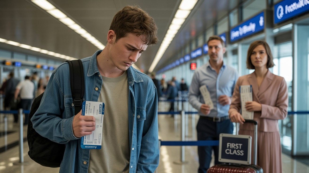 Teen Shocked When Mom Gives Nanny First-Class Seat And Sends Him To Economy