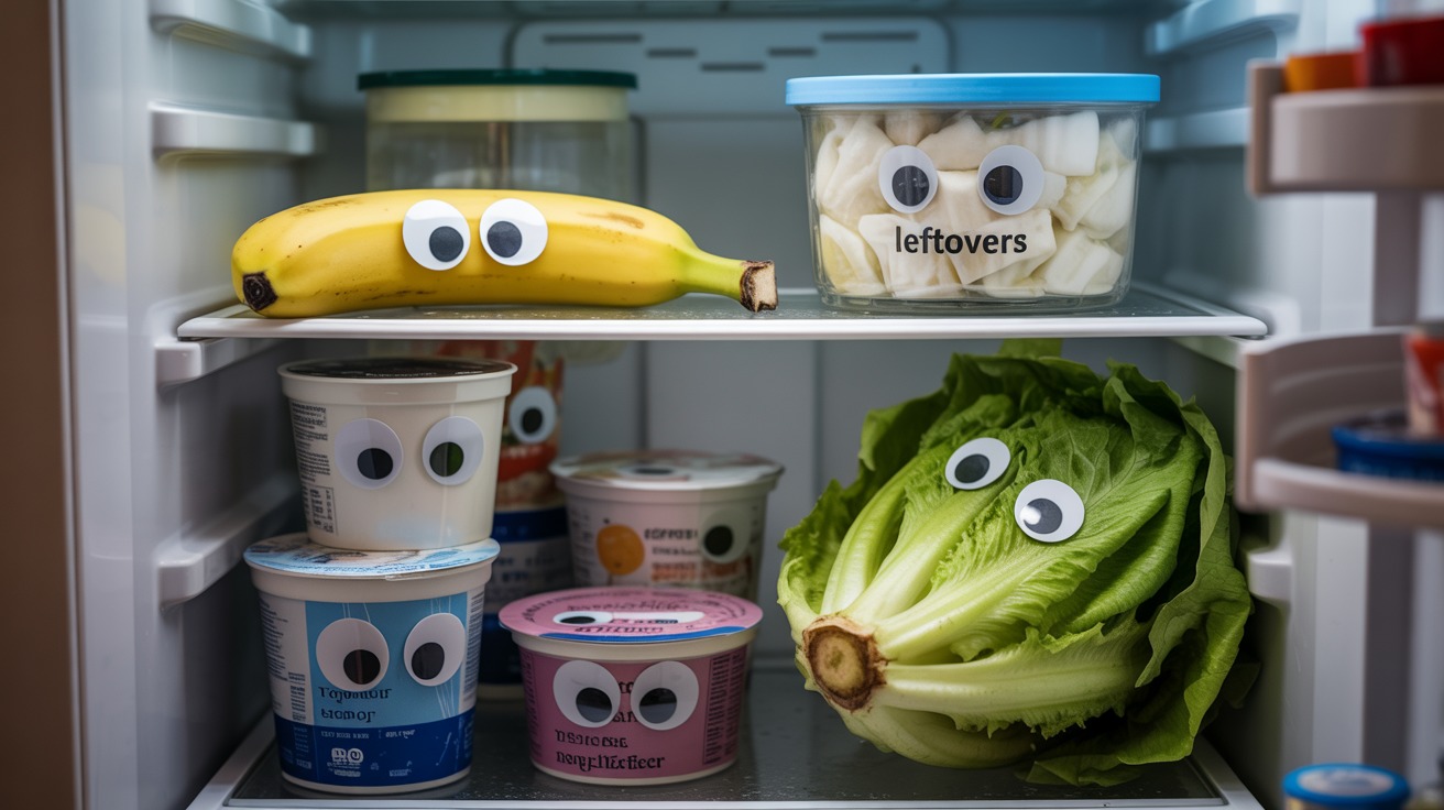 Man Puts Googly Eyes On All The Food In The Fridge To Deter Snack Thief, Roommate Cries And Calls It 'Hostile'