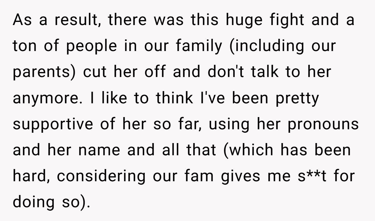 Woman Promises To Support Trans Sister, Then Bans Her From Wedding When Parents Threaten To Pull Wedding Funding Generated by Aubtu.biz