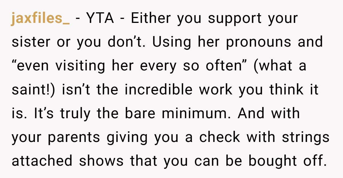 Woman Promises To Support Trans Sister, Then Bans Her From Wedding When Parents Threaten To Pull Wedding Funding Generated by Aubtu.biz