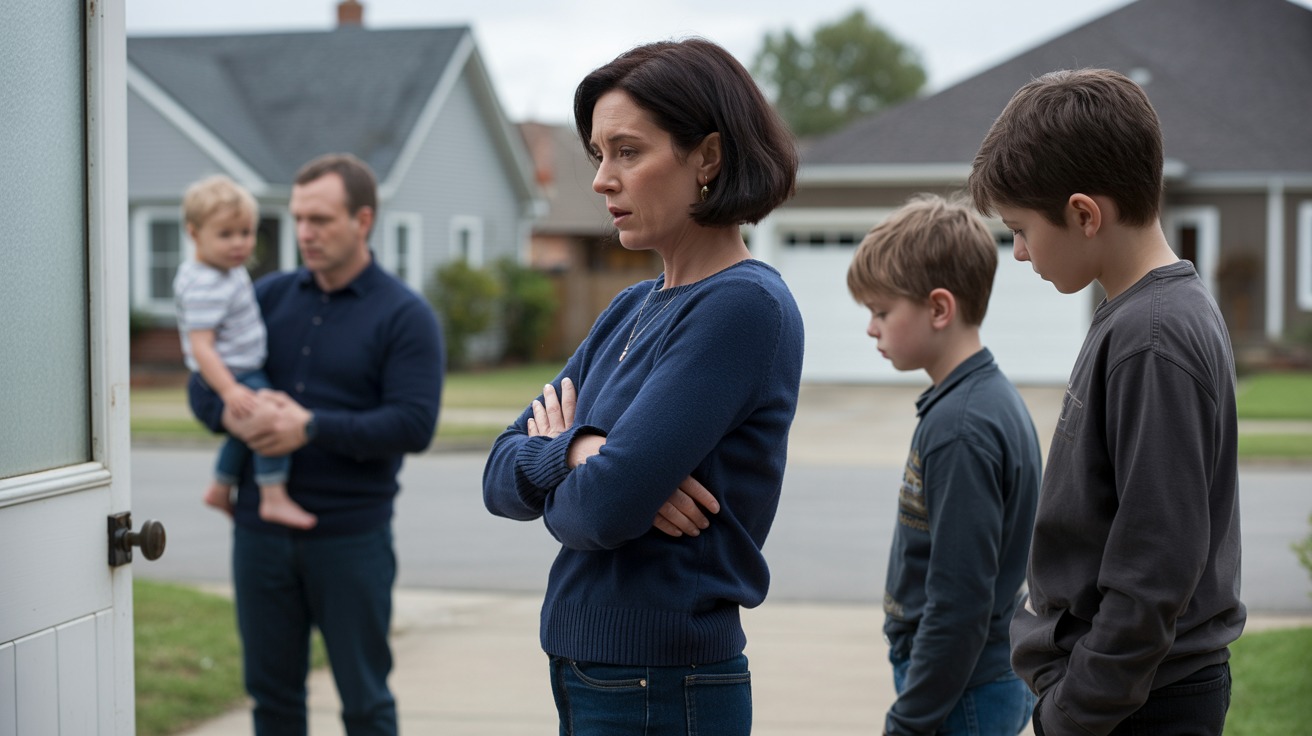 Ex Demands To Use Her Bathroom During Custody Pickup, She Refuses And Sparks Family Drama