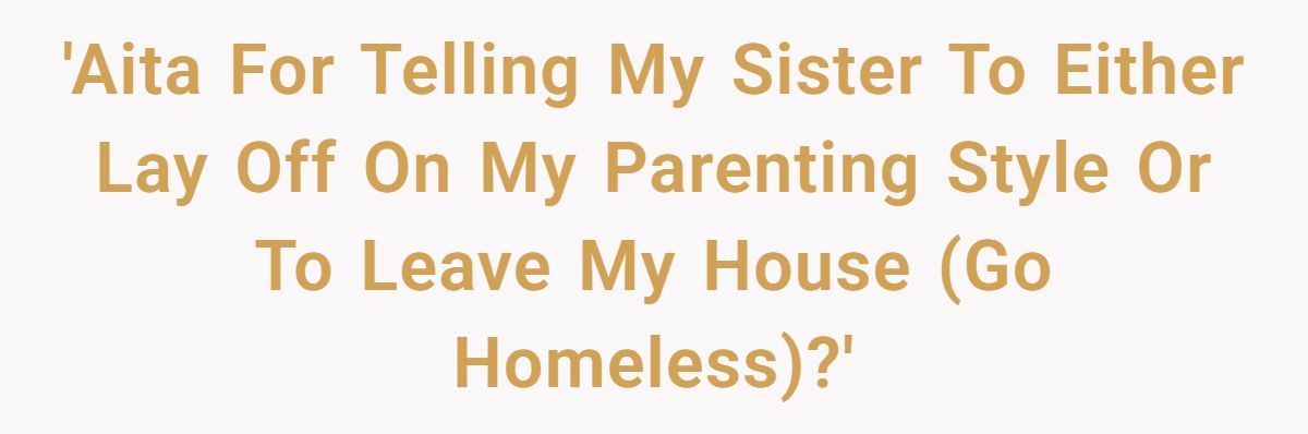 Strict Mom Moves In With Brother After House Flood, Furious When His Daughter Has 'Too Much Freedom' Generated by Aubtu.biz