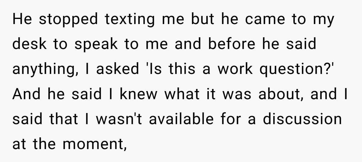 Married Man Texts Colleague Inappropriate Pics, She Forwards Them To HR And Ends His Career Generated by Aubtu.biz