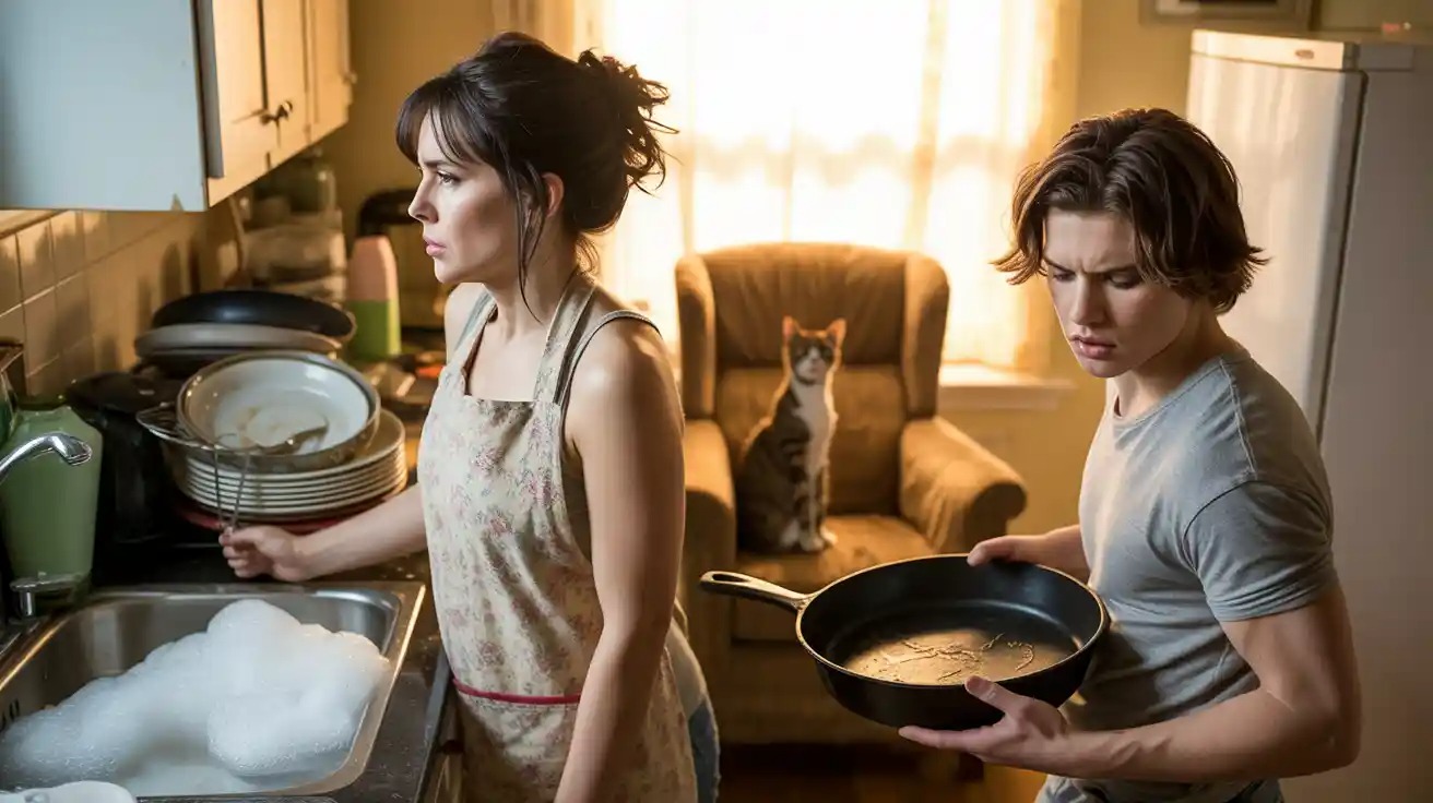 “Weak Arms Aren’t an Excuse!” Landlady Explodes After Roommate’s Dish Drama