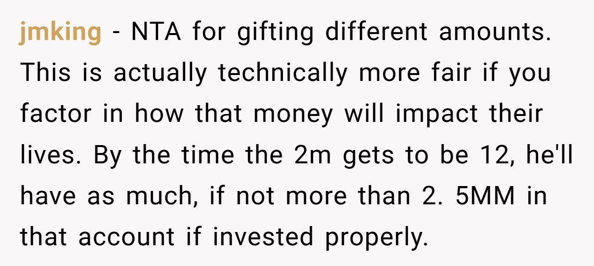 Mom Furious After Woman Gives Her Daughter $2.5M But Only $1.5M To Her Son Generated by Aubtu.biz