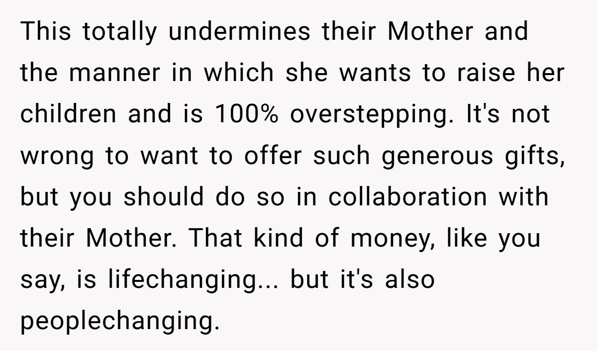 Mom Furious After Woman Gives Her Daughter $2.5M But Only $1.5M To Her Son Generated by Aubtu.biz