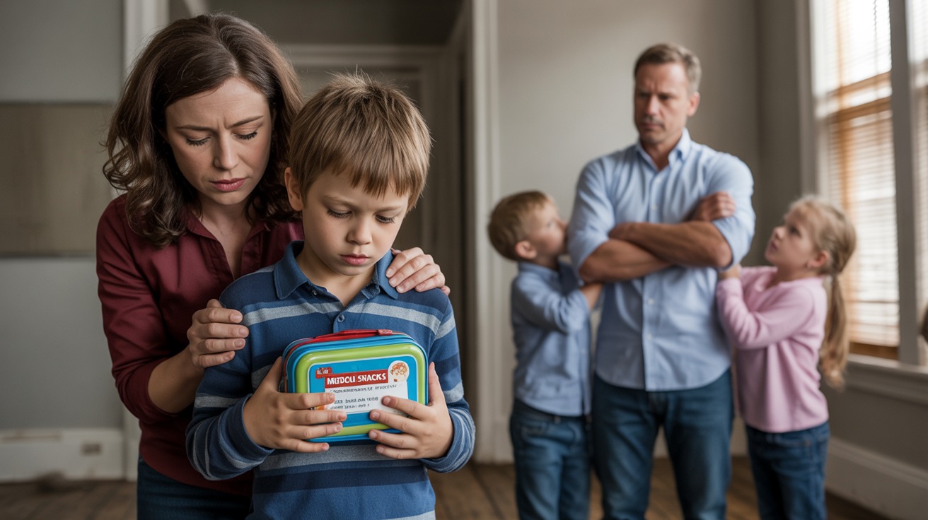 Mom Bans Husband From Driving Diabetic Son To School With His Stepsiblings After They Keep Stealing His Life-Saving Snacks