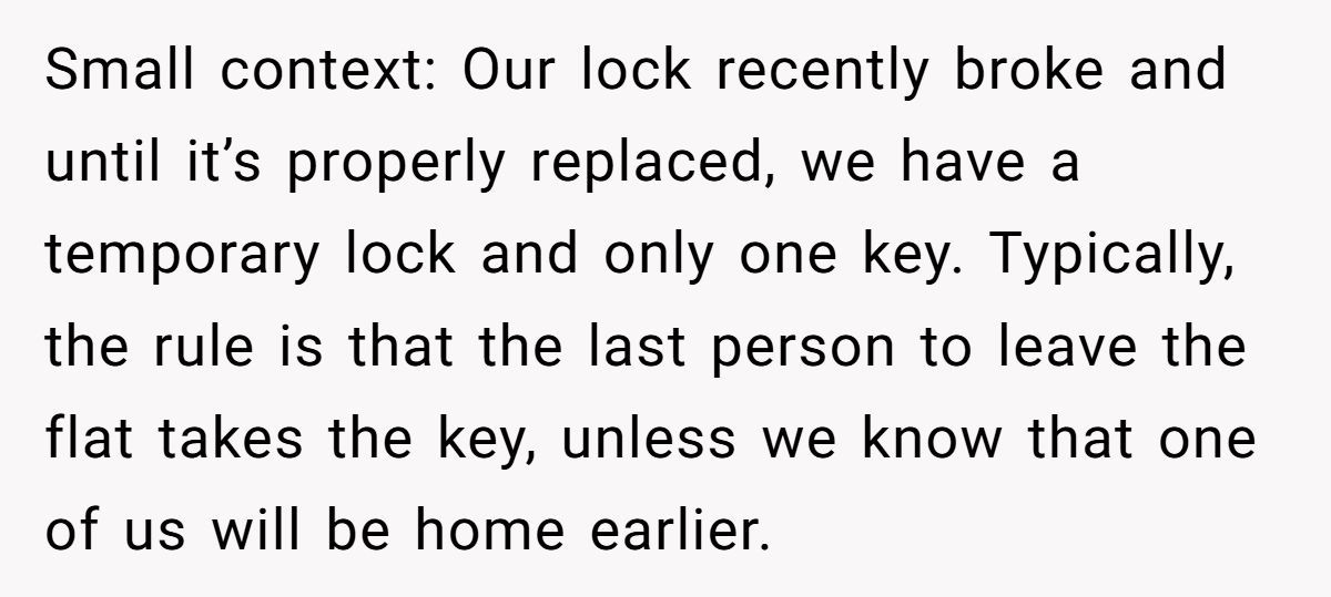 Man Spent 10 Minutes Blaming Girlfriend For Losing The Only Key, Then Revealed It Was A ‘Prank’ Generated by Aubtu.biz