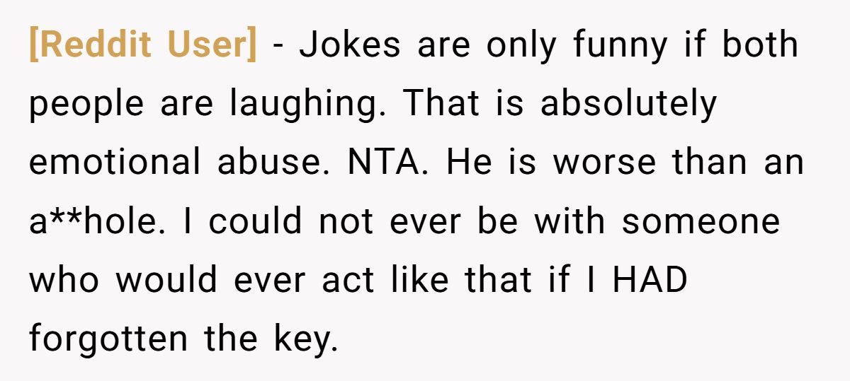Man Spent 10 Minutes Blaming Girlfriend For Losing The Only Key, Then Revealed It Was A ‘Prank’ Generated by Aubtu.biz