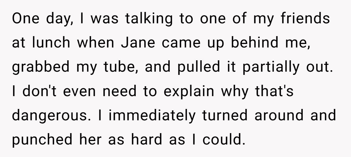 Teen Girl Snaps After Bully Pulls Feeding Tube, Guess Who Ended Up In The Hospital? Generated by Aubtu.biz