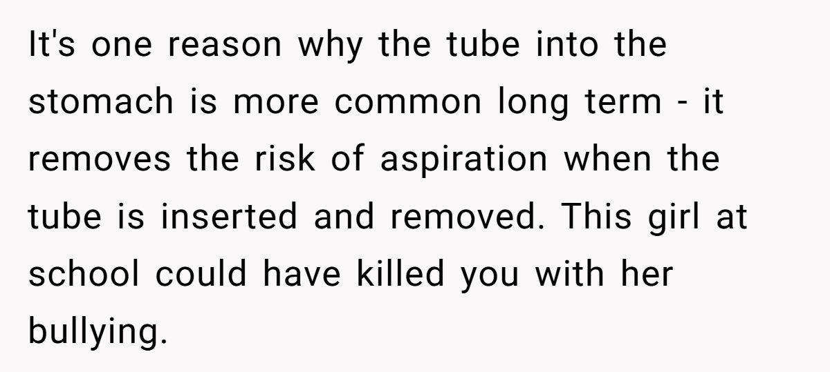 Teen Girl Snaps After Bully Pulls Feeding Tube, Guess Who Ended Up In The Hospital? Generated by Aubtu.biz