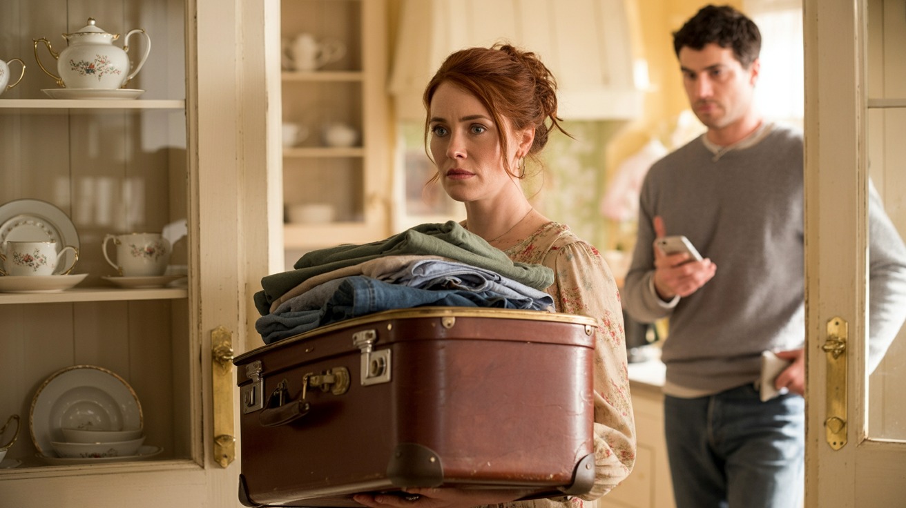 Woman Packs Her Bags After Husband Secretly Gives Away Her Heirloom And Calls Her Immature For Caring