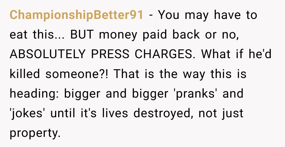 Woman Sends Brother $12K Bill After He Steals And Wrecks Her Dream Car Generated by Aubtu.biz