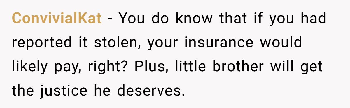 Woman Sends Brother $12K Bill After He Steals And Wrecks Her Dream Car Generated by Aubtu.biz