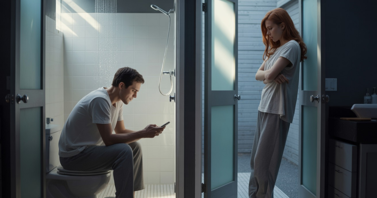 Girlfriend Snaps After Boyfriend Runs Shower For 40 Minutes Just To Poop