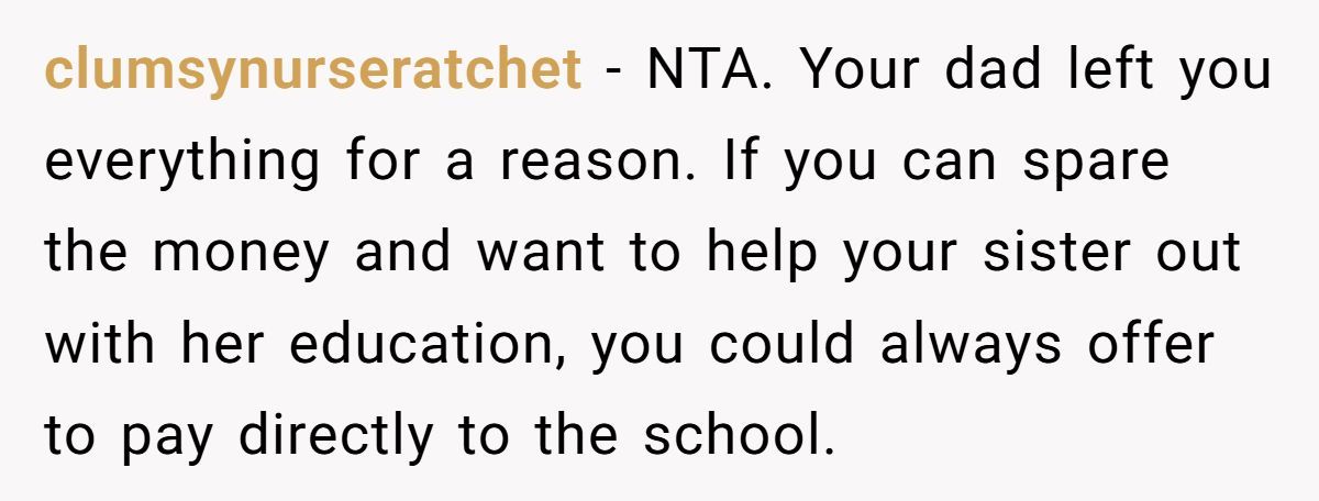 Estranged Sister Explodes After Father Cuts Her Out of Will And Leaves Everything To Younger Daughter Generated by Aubtu.biz