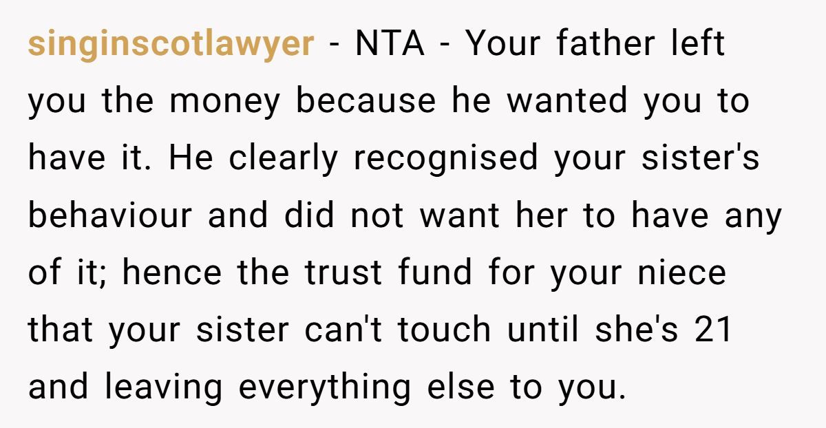 Estranged Sister Explodes After Father Cuts Her Out of Will And Leaves Everything To Younger Daughter Generated by Aubtu.biz