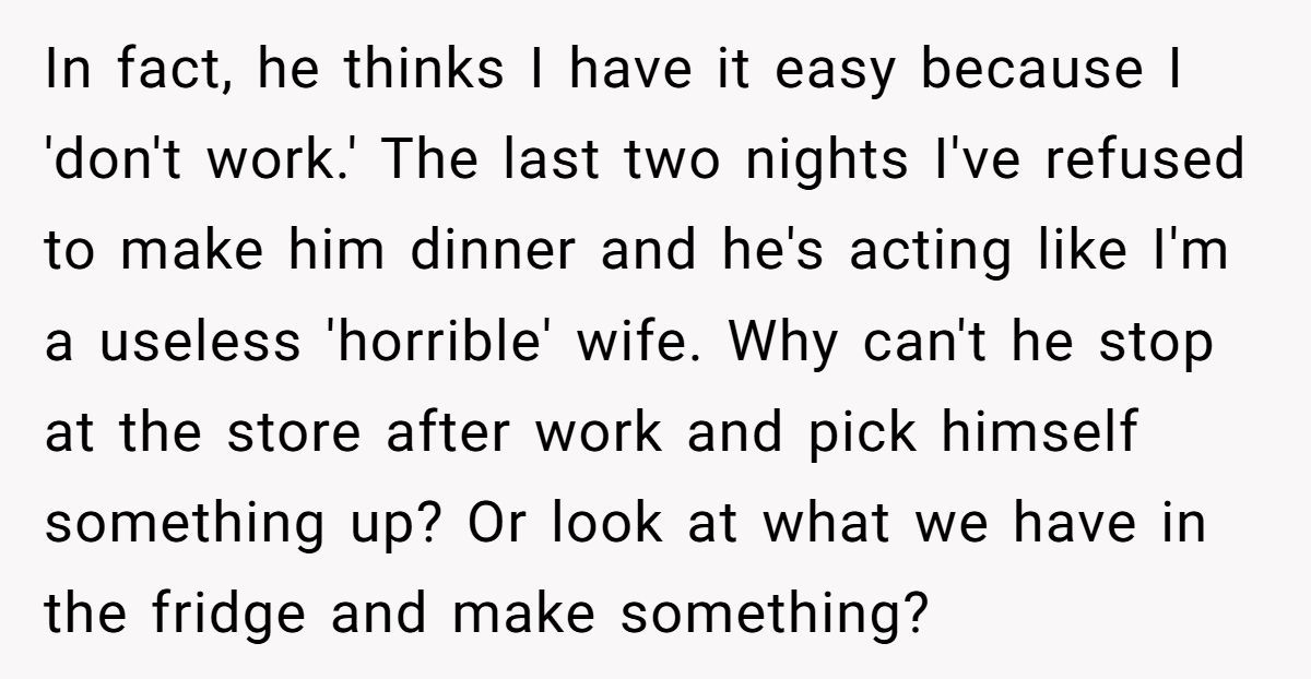 Exhausted Pregnant Mom Refuses To Make Husband’s Meals After He Calls Her A ‘Horrible Wife’ For Not Waiting On Him Hand And Foot Generated by Aubtu.biz