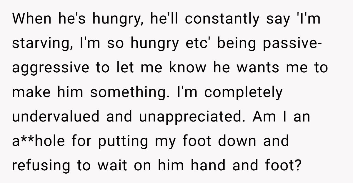 Exhausted Pregnant Mom Refuses To Make Husband’s Meals After He Calls Her A ‘Horrible Wife’ For Not Waiting On Him Hand And Foot Generated by Aubtu.biz