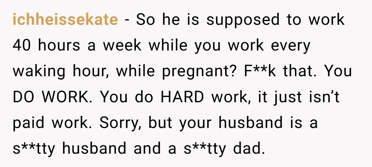 Exhausted Pregnant Mom Refuses To Make Husband’s Meals After He Calls Her A ‘Horrible Wife’ For Not Waiting On Him Hand And Foot Generated by Aubtu.biz