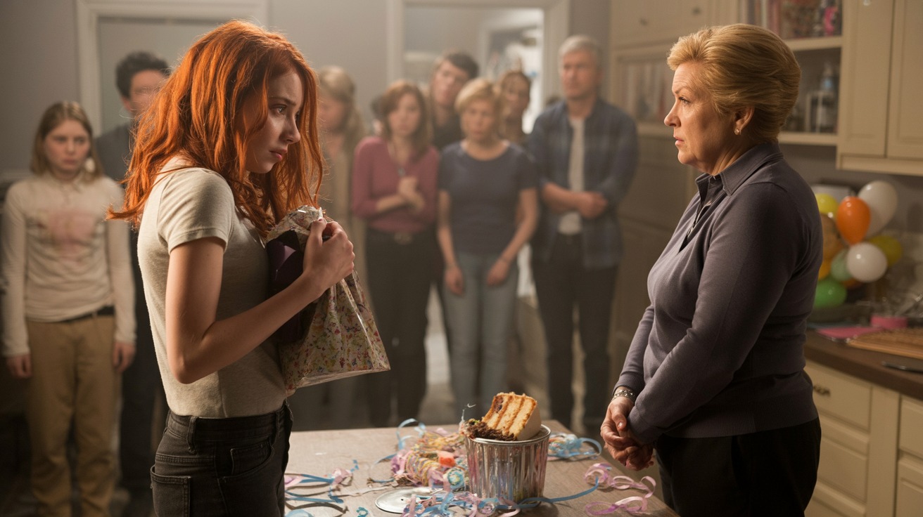 Grandma Throws Cake In The Trash To Shut Down DIL’s Niece After She Insults Her Grandson At Birthday Party