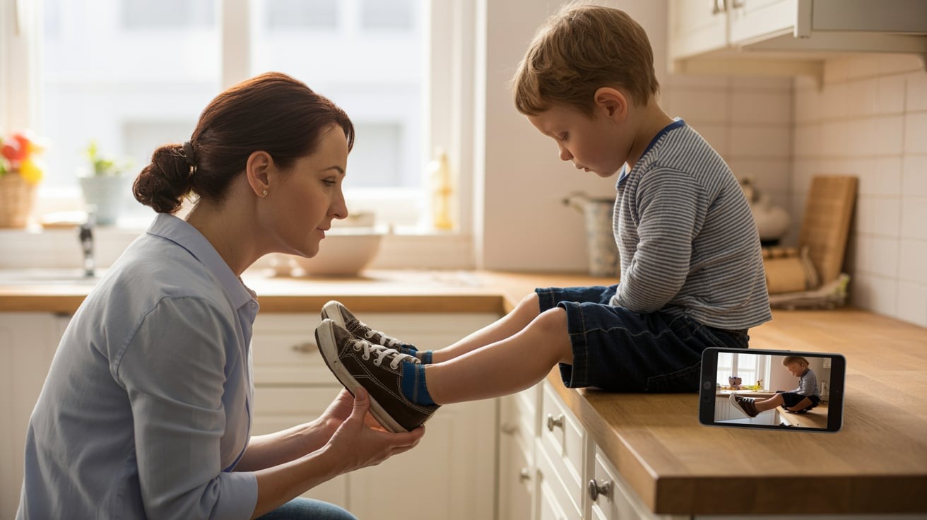 Woman Accused Of Being ‘Petty’ For Documenting Her Ex Sending Son Home In Shoes Two Sizes Too Small