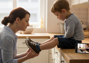 Woman Accused Of Being ‘Petty’ For Documenting Her Ex Sending Son Home In Shoes Two Sizes Too Small