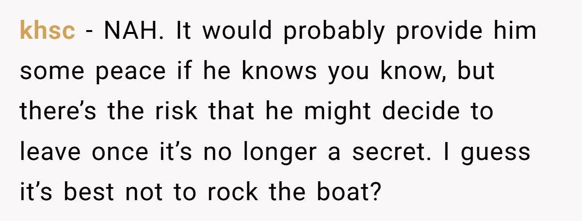 Mom Of Three Asks If She’s Wrong For Hiding That She Knows Her Husband Is Gay Generated by Aubtu.biz