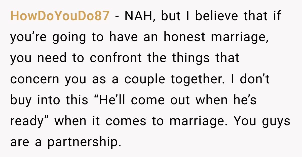 Mom Of Three Asks If She’s Wrong For Hiding That She Knows Her Husband Is Gay Generated by Aubtu.biz