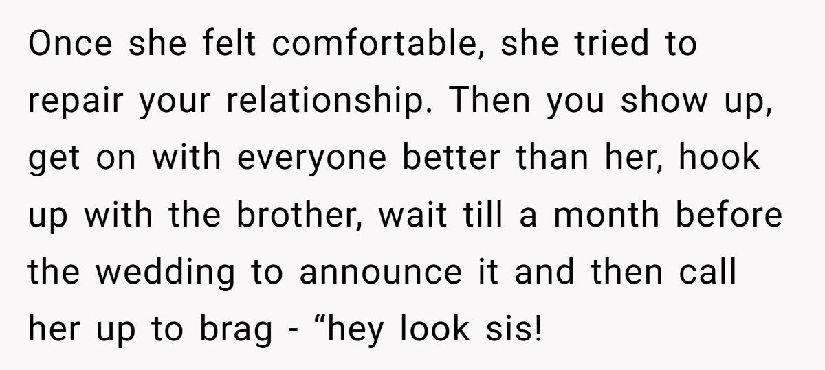 Woman Accuses Sister Of ‘Stealing’ Her In-Laws After Sister Started Dating Her Husband’s Brother Generated by Aubtu.biz