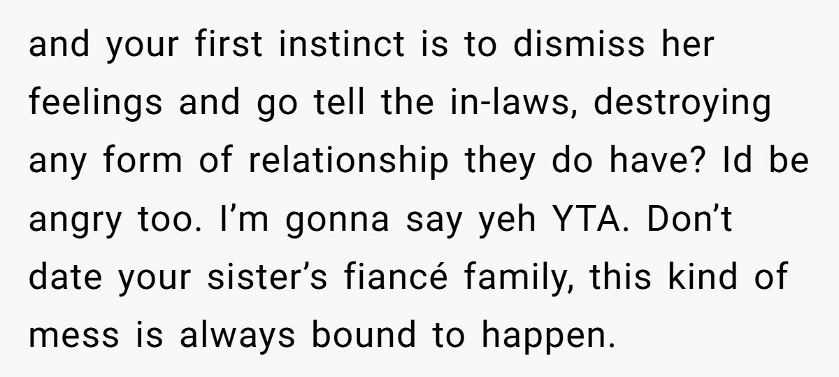 Woman Accuses Sister Of ‘Stealing’ Her In-Laws After Sister Started Dating Her Husband’s Brother Generated by Aubtu.biz