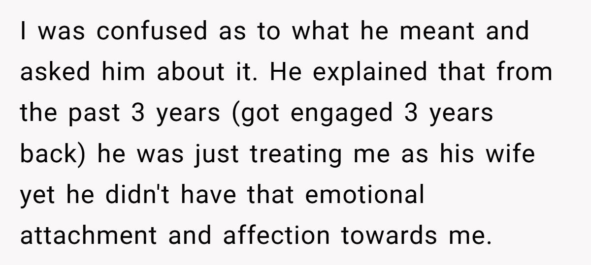 Wife Devastated After Husband Confesses He ‘Only Just Fell In Love’ Three Years Into Their Marriage Generated by Aubtu.biz