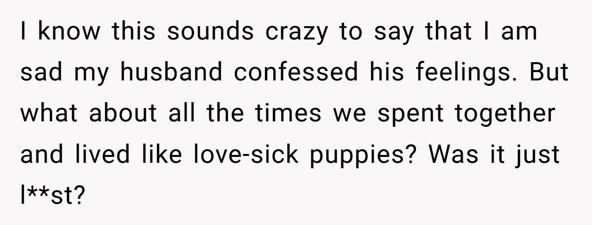 Wife Devastated After Husband Confesses He ‘Only Just Fell In Love’ Three Years Into Their Marriage Generated by Aubtu.biz