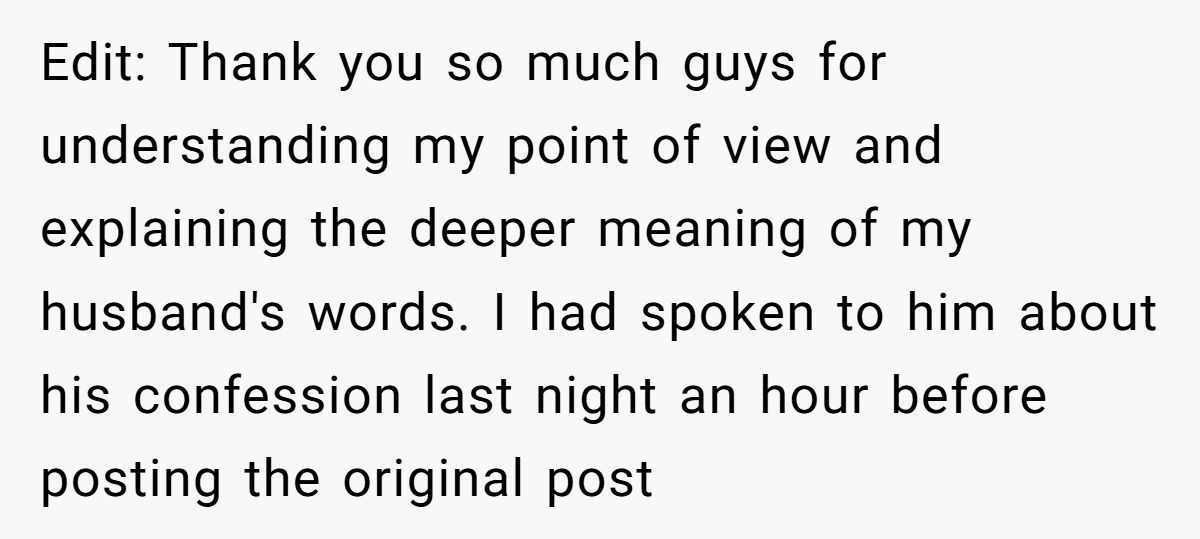 Wife Devastated After Husband Confesses He ‘Only Just Fell In Love’ Three Years Into Their Marriage Generated by Aubtu.biz