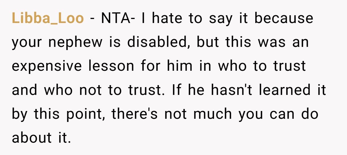 Family Manipulates Disabled Nephew Into Suing Trustee, Now They’re Mad He Won Generated by Aubtu.biz