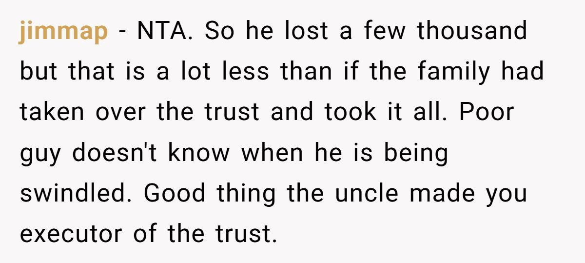 Family Manipulates Disabled Nephew Into Suing Trustee, Now They’re Mad He Won Generated by Aubtu.biz