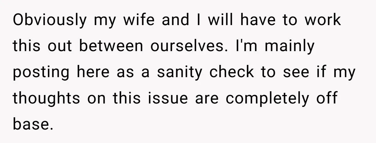 Husband Refuses 50/50 Chores If Wife Quits Job To Stay Home With Kids Generated by Aubtu.biz