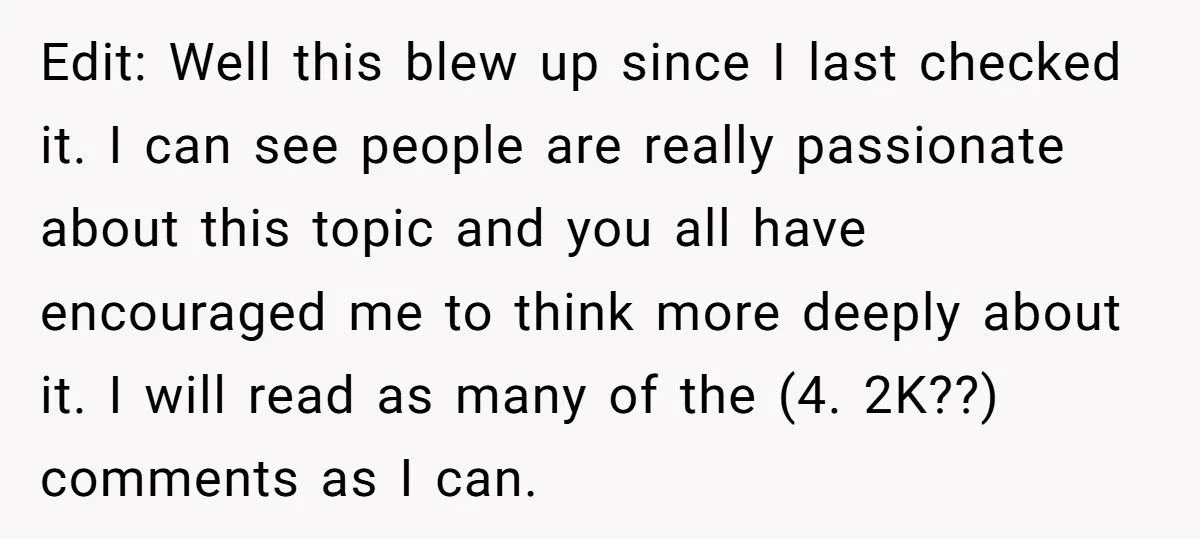 Husband Refuses 50/50 Chores If Wife Quits Job To Stay Home With Kids Generated by Aubtu.biz