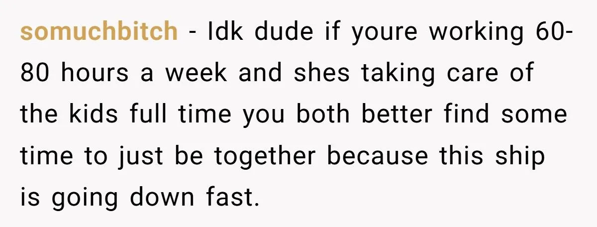 Husband Refuses 50/50 Chores If Wife Quits Job To Stay Home With Kids Generated by Aubtu.biz
